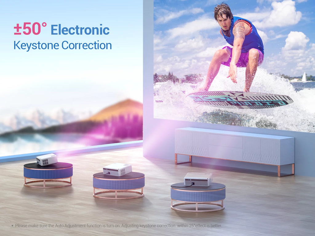 Native 1080P Projector with LCD Display Q166797