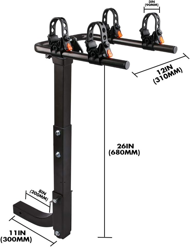 2-Bike Hitch Mount Bike Rack U935