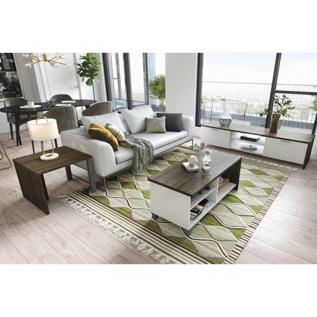 Walnut Grey End Table I125592