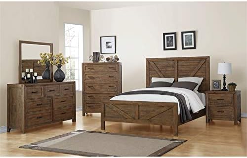 King Bed Solid Wood Y9036