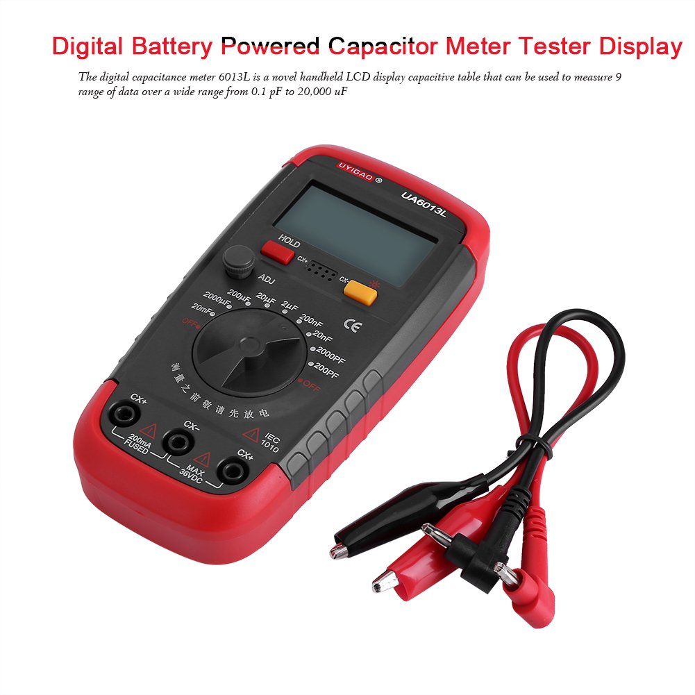 Capacitance Meter 0.1pF - 20000uF with LCD Backlight I682