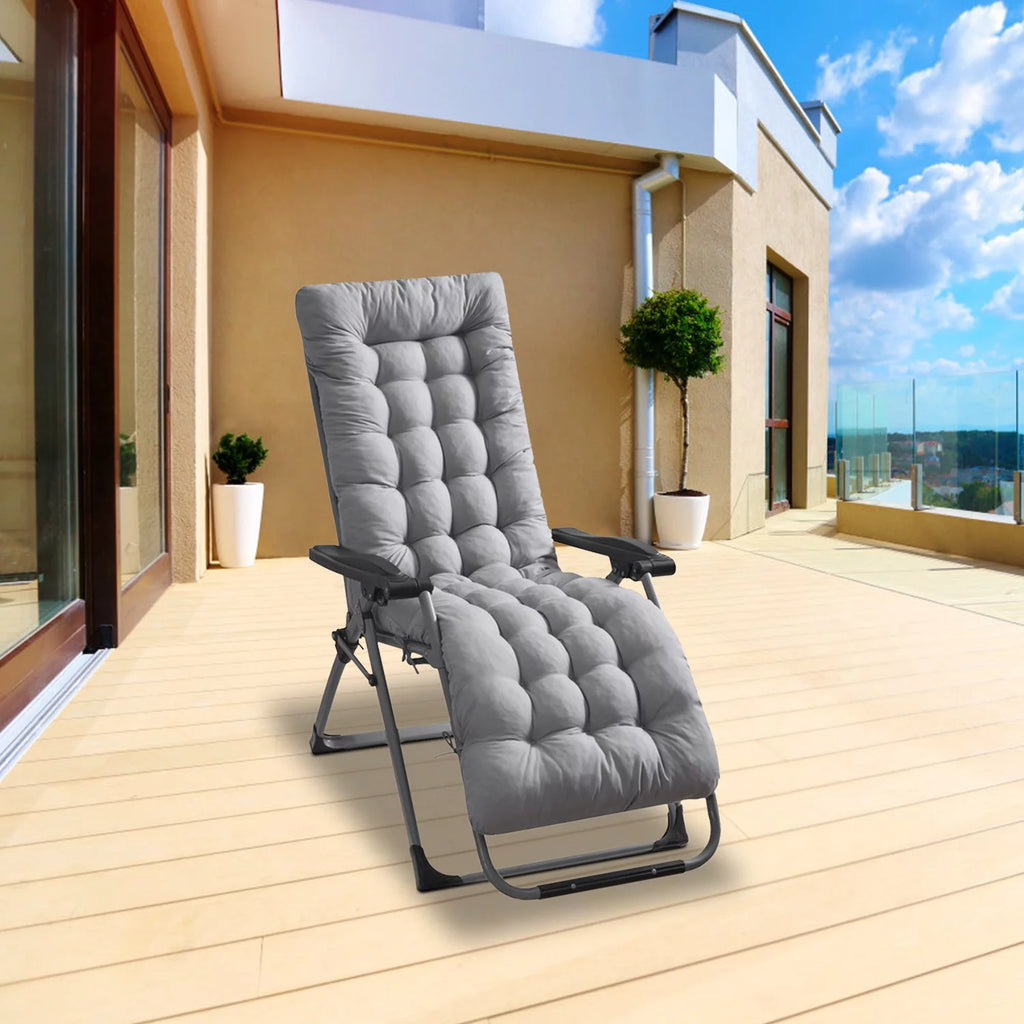 Grey Rocking Chair Cushion 67x22in O96993