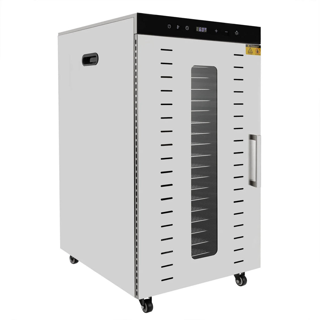 1700W Electric Food Dehydrator with Temperature Control 20 Stainless Steel Trays P7405