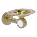Tumbler and Toothbrush Holder in Unlacquered Brass D95618