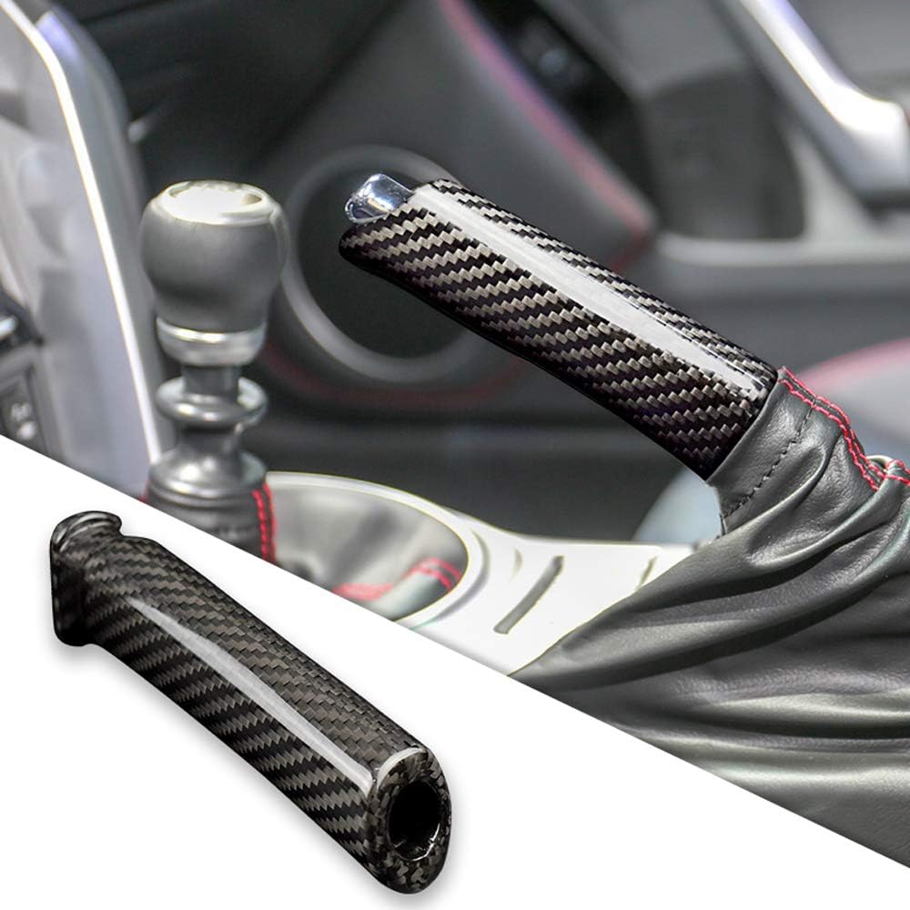 Black Carbon Fiber Car Handbrake Cover N38662