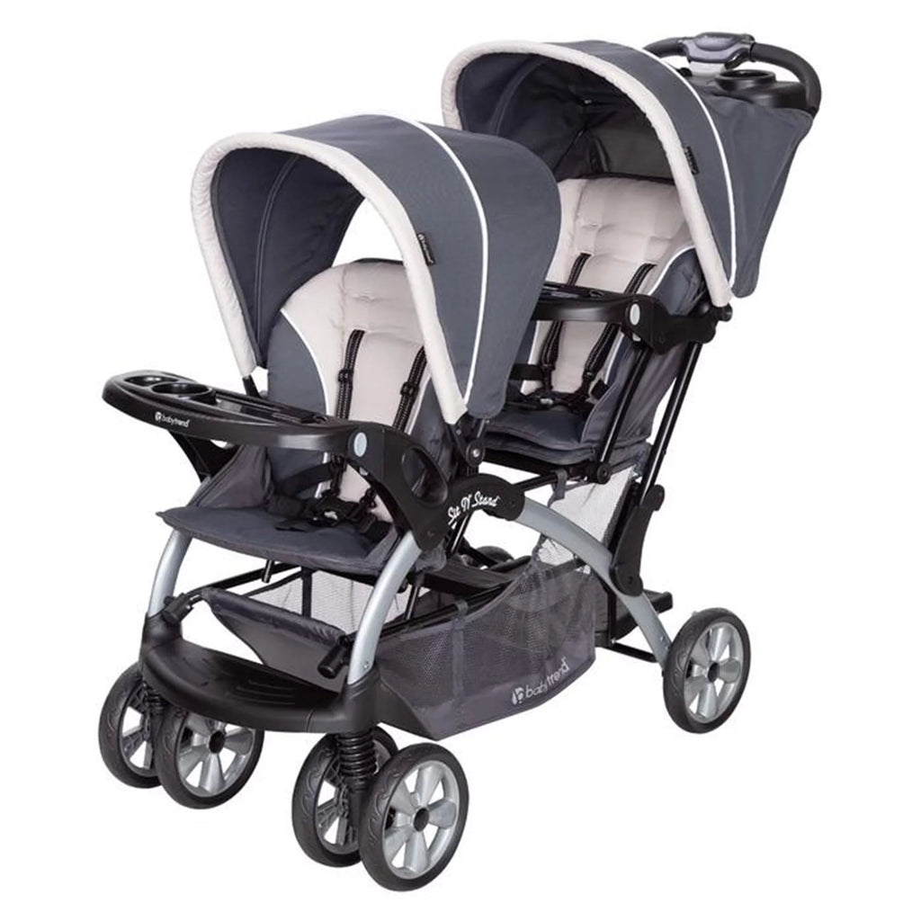 Double Stroller with Single Car Seat Y512490