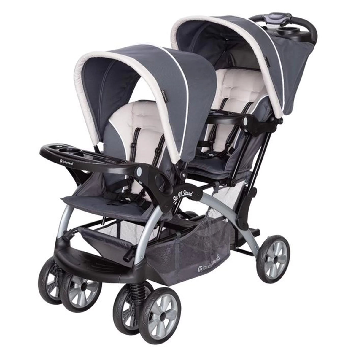 Double Stroller with Single Car Seat Y512490