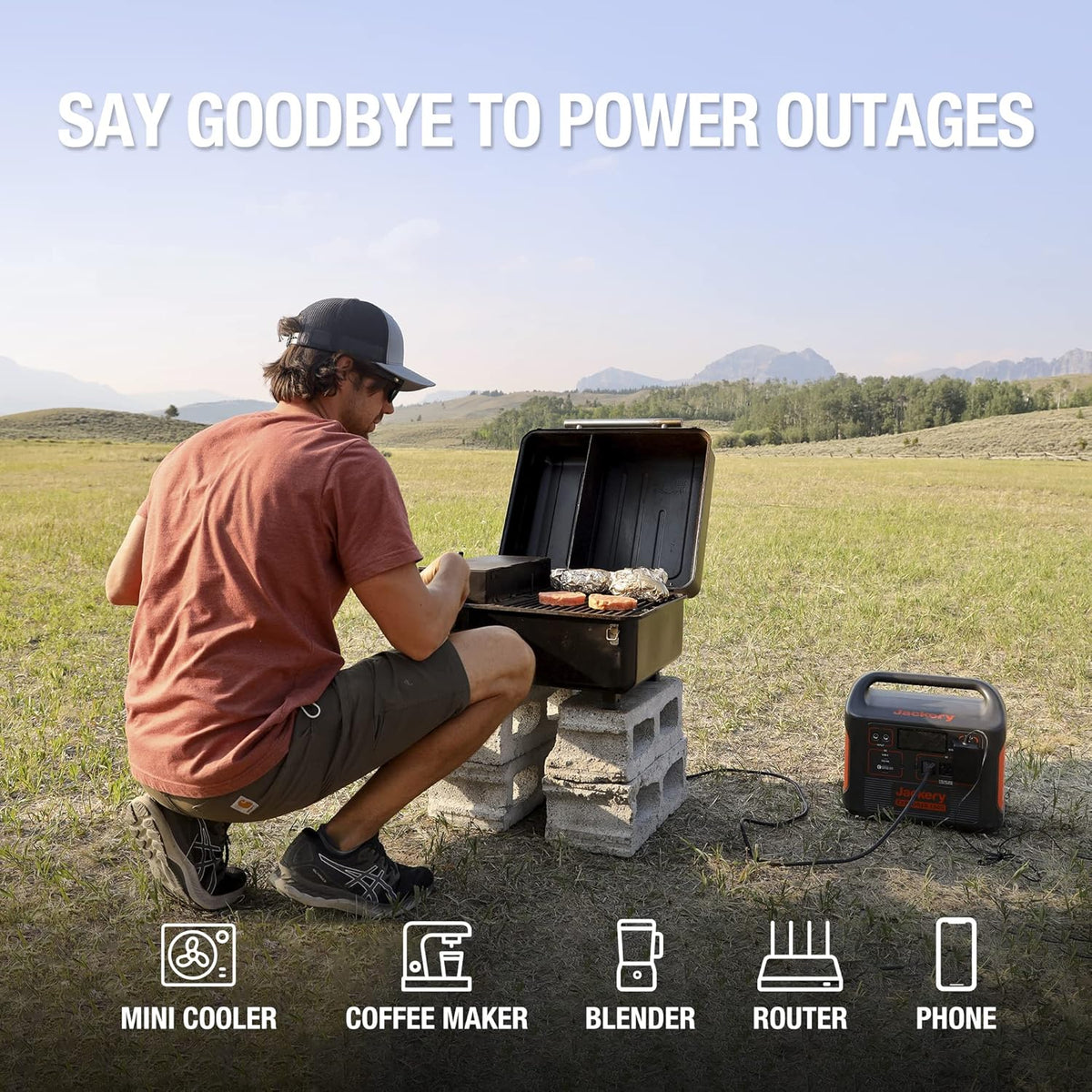 1534Wh Portable Generator with 3 AC Outlets A3765