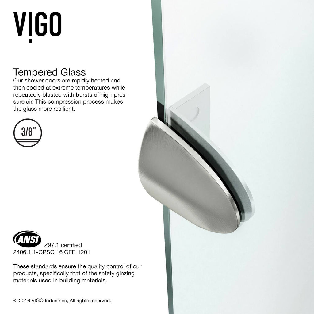 Frameless Clear Shower Enclosure X5932