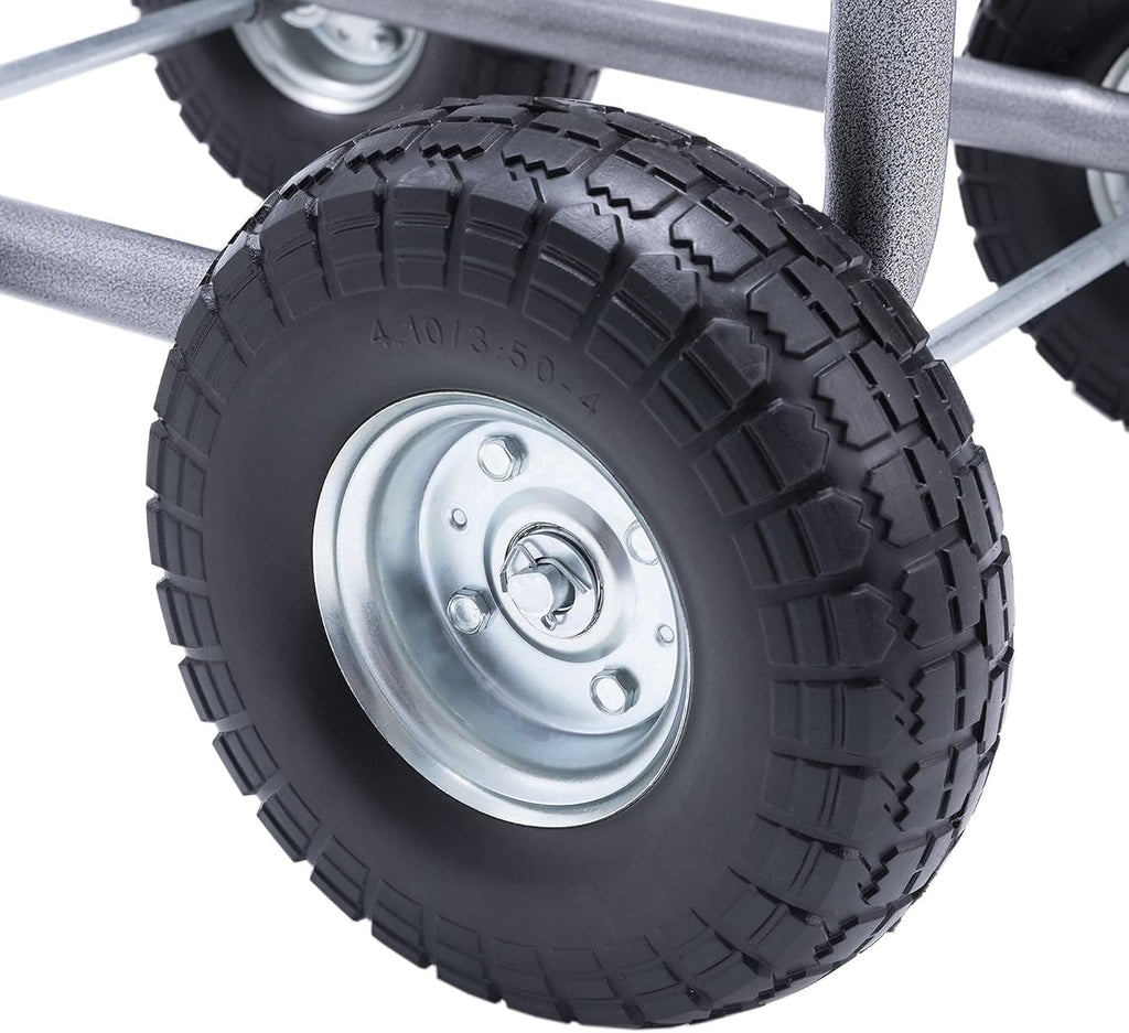 Heavy Duty Hose Reel Cart with 4 Wheels, 250-Feet Capacity F361