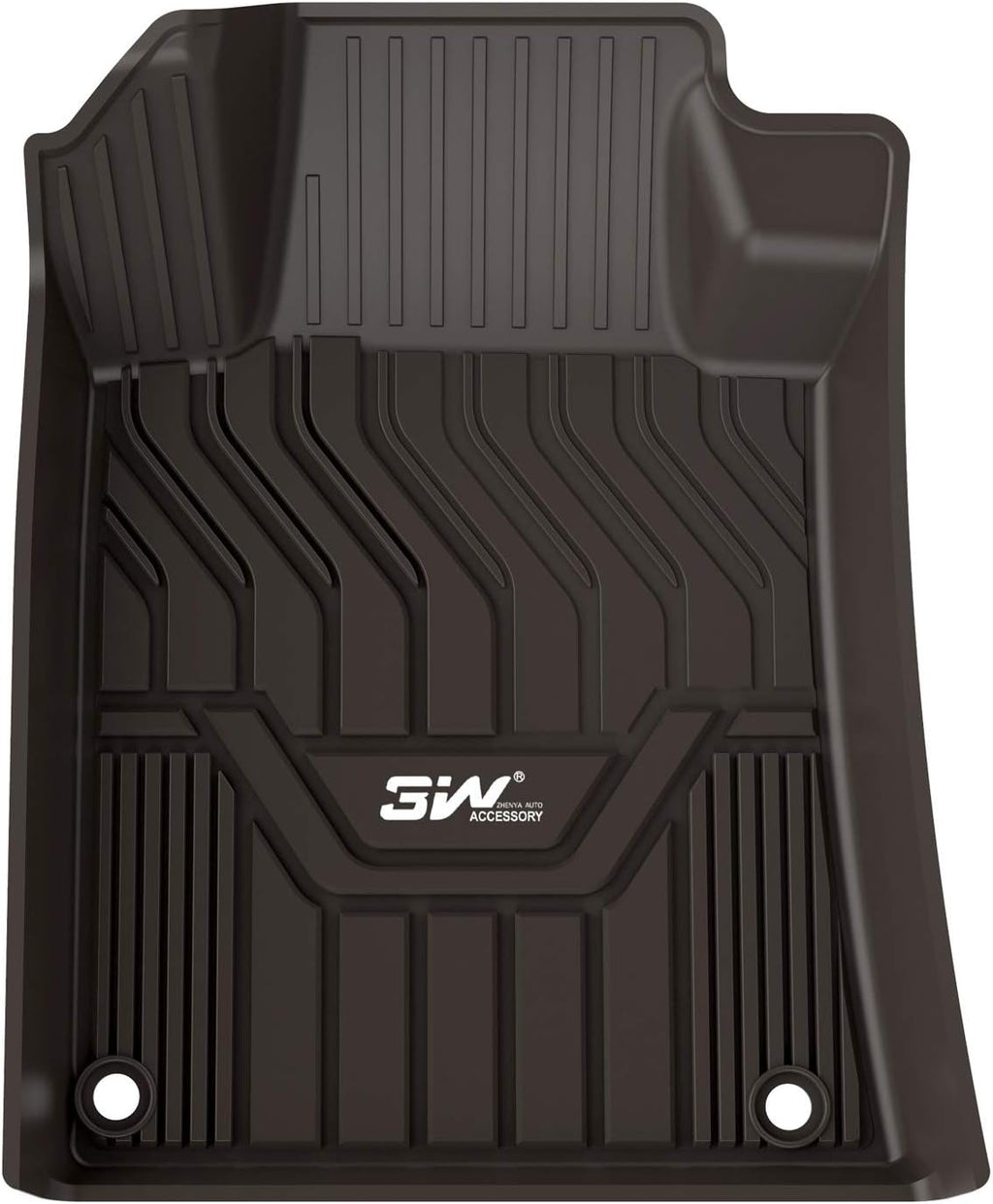Black TPE All Weather Floor Mats Full Set Q4730