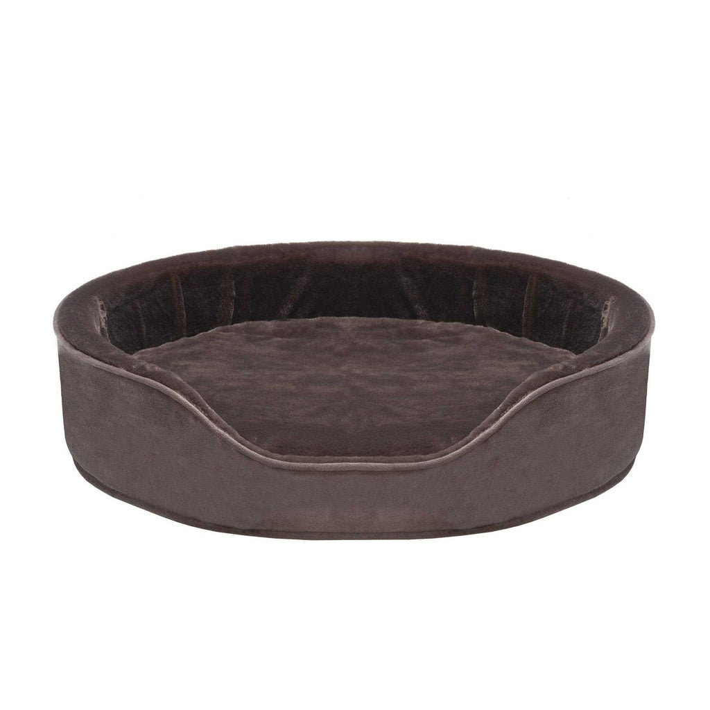 Plush Velvet Oval Dog Bed G9068
