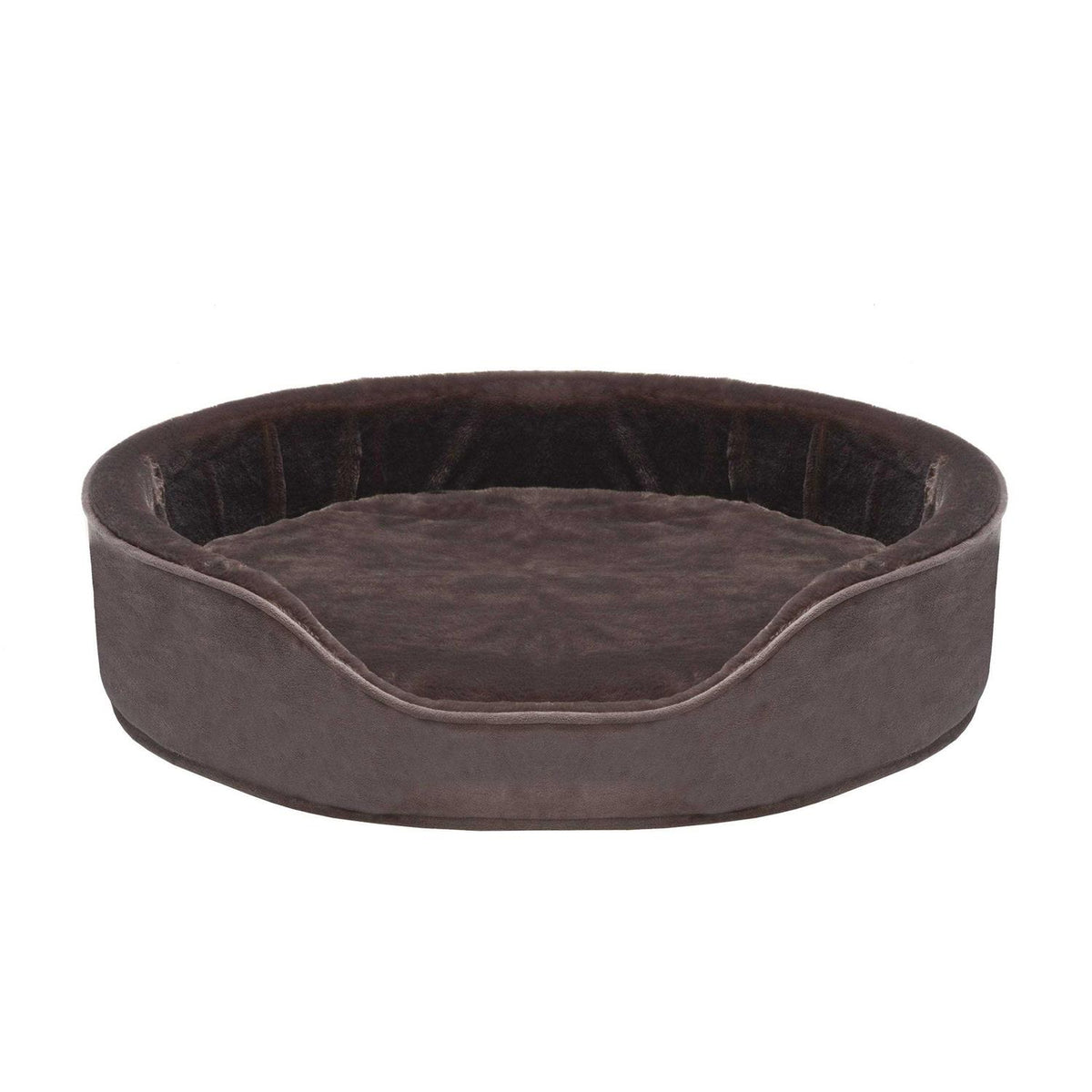 Plush Velvet Oval Dog Bed G9068