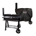 Heavy-Duty Barrel Charcoal Grill with Cover W7457