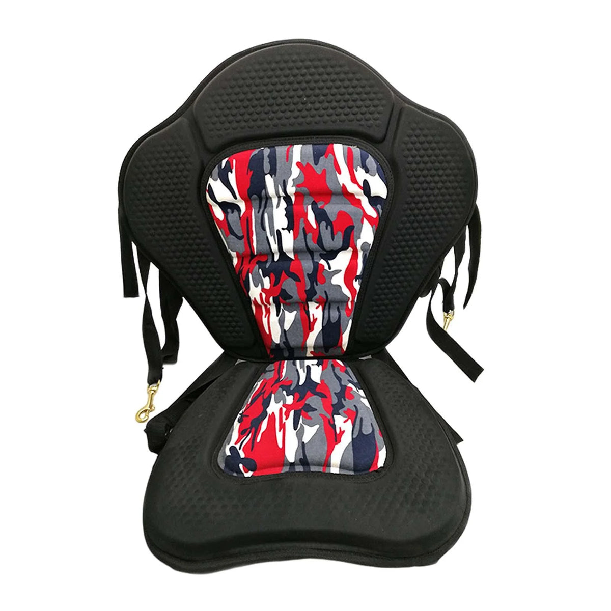 Padded Kayak Seat with Back Support Adjustable Straps Q463