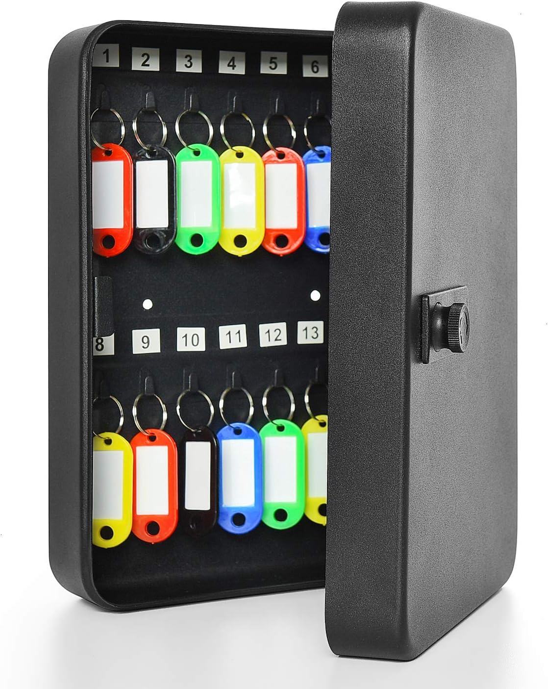 28 Key Steel Security Lock Box with Combination Lock, Pack of 2 C805109