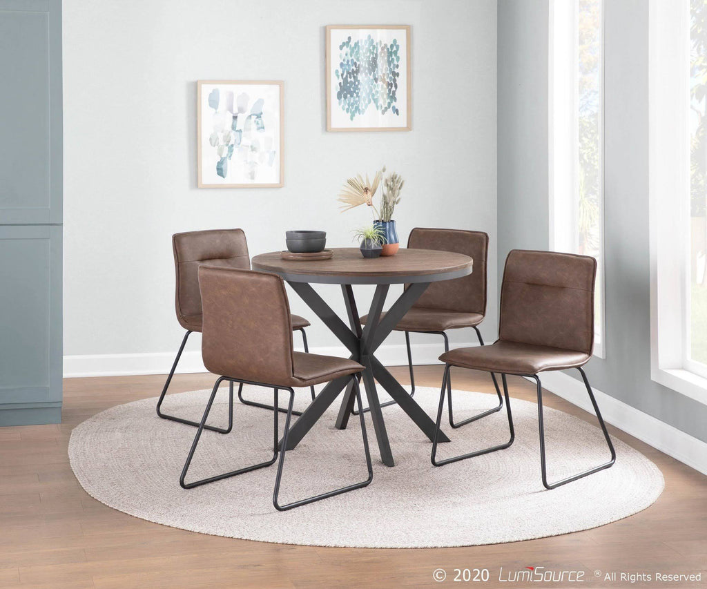Black Espresso Chair Set of 2 G7776