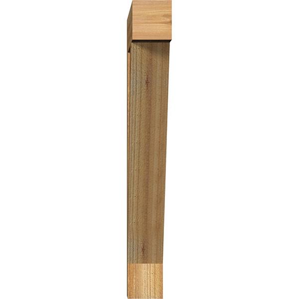 Traditional Block Rough Sawn Bracket, Western Red Cedar Y988855