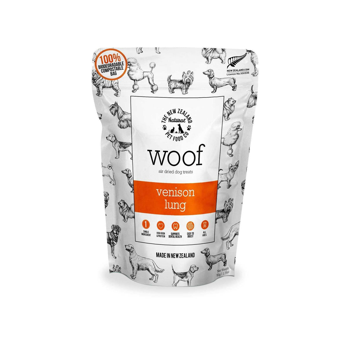 Air Dried Venison Lung Dog Treat L157657