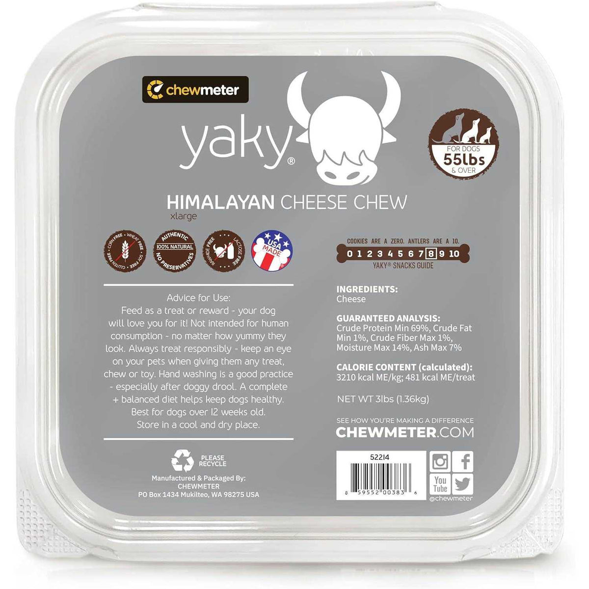 Himalayan Yak Cheese Dog Chew P9337