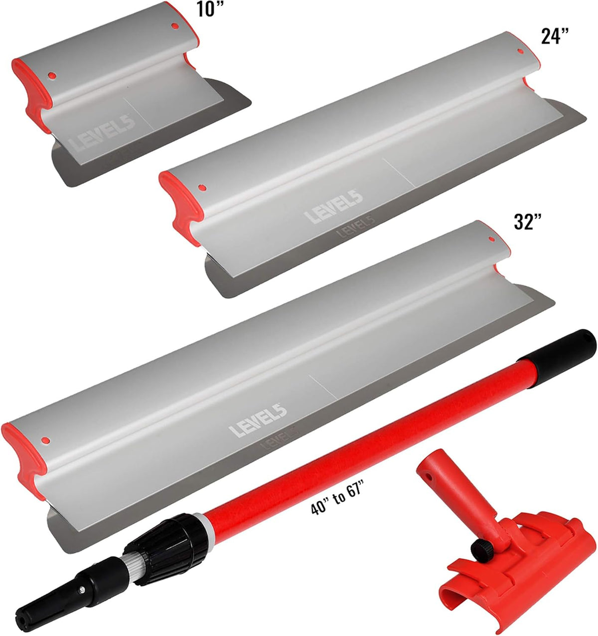 10 Blade + 40-67 Extension Handle Drywall Knife T970179