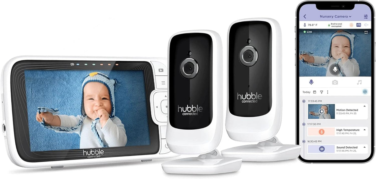 5 Smart Video Baby Monitor with 2 Cameras E70402