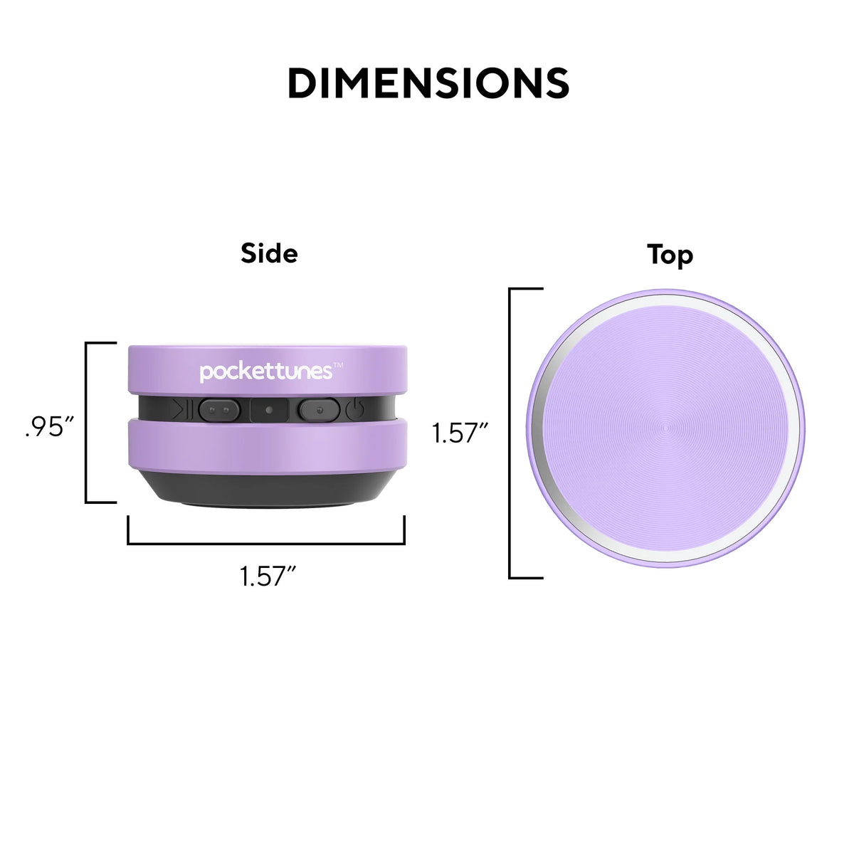 Black Bone Conduction Mini Speakers Pack of 2 Y29647