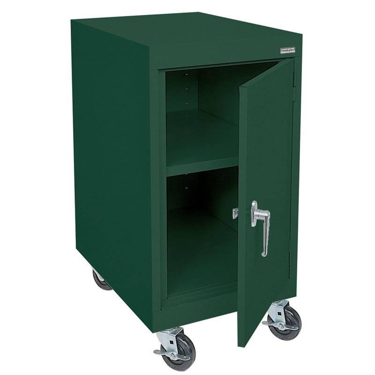 Forest Green Work Height Storage Cabinet M84883