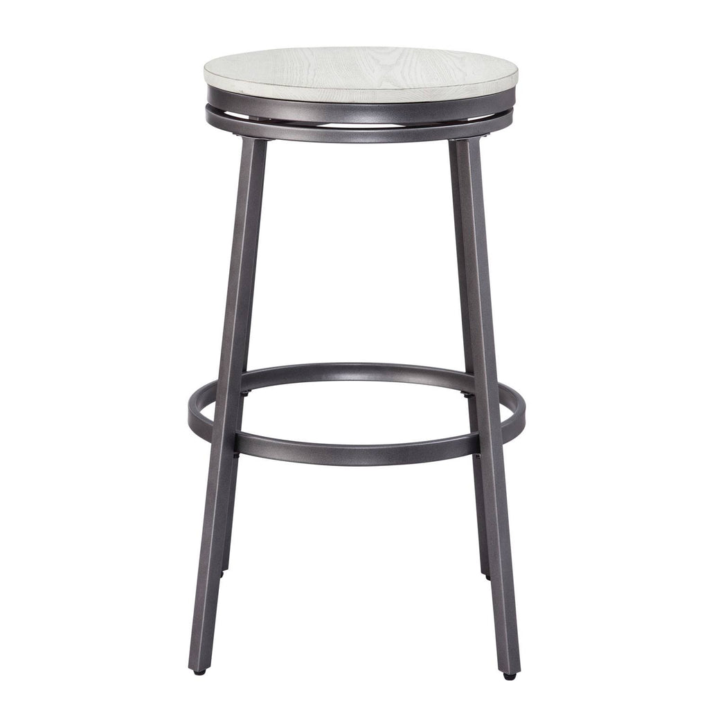 Gray Metal Bar Stool O680309