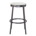 Gray Metal Bar Stool O680309
