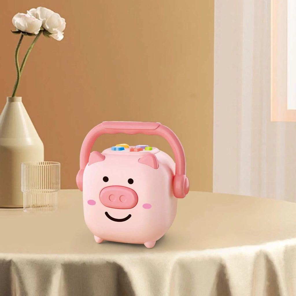 Piggy Bank Money Box Sculpture Change Container Money Saving Jar E939479