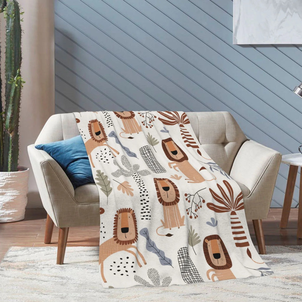 Flannel Throw Blanket 50 x 70 inches R8827
