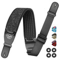 3.5" Wide Padded Adjustable Guitar Strap with Strap Locks N106115