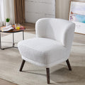 Teddy Upholstered Accent Chair with Wood Legs G775