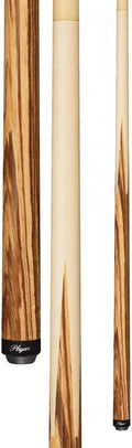 Zebrawood and Birds-Eye Maple Sneaky Pete Cue H230