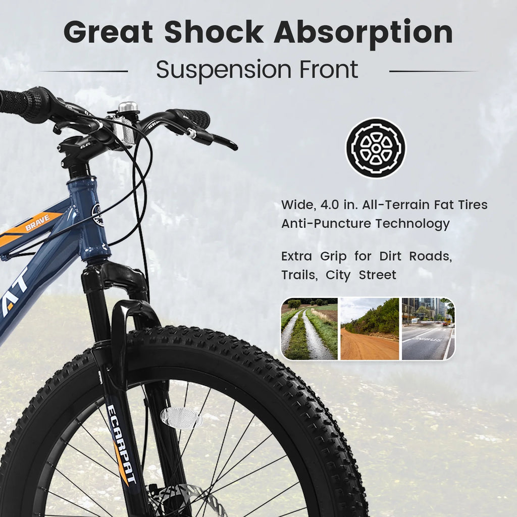 24 inch Mountain Bike with Fat Tires S515