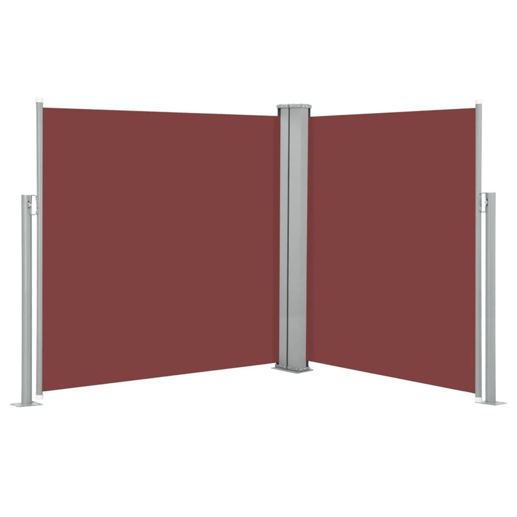 Retractable Side Awning Brown 55.1"x236.2" H531066