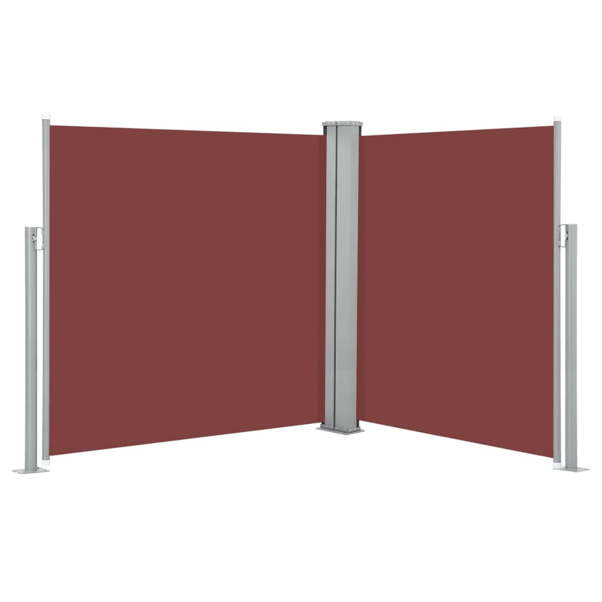 Retractable Side Awning Brown 55.1"x236.2" H531066