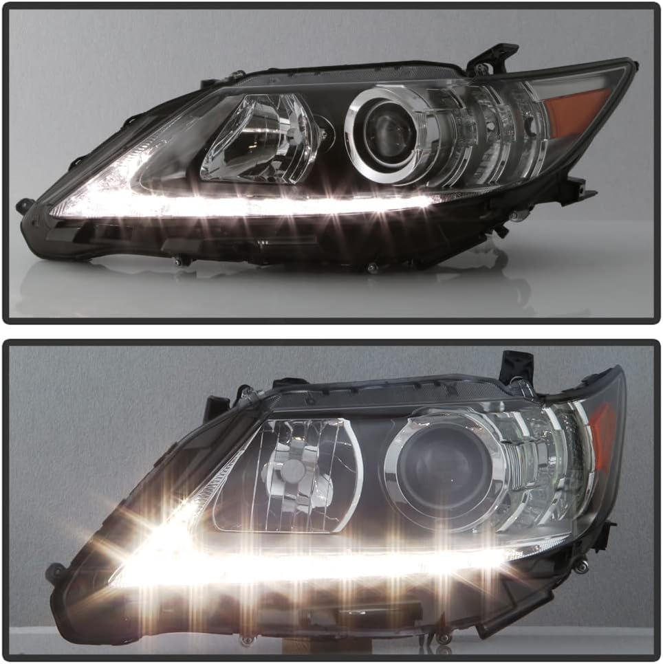 2013 2015 Lexus ES350 ES300h Halogen Projector LED DRL Headlight Assembly Driver Side T377