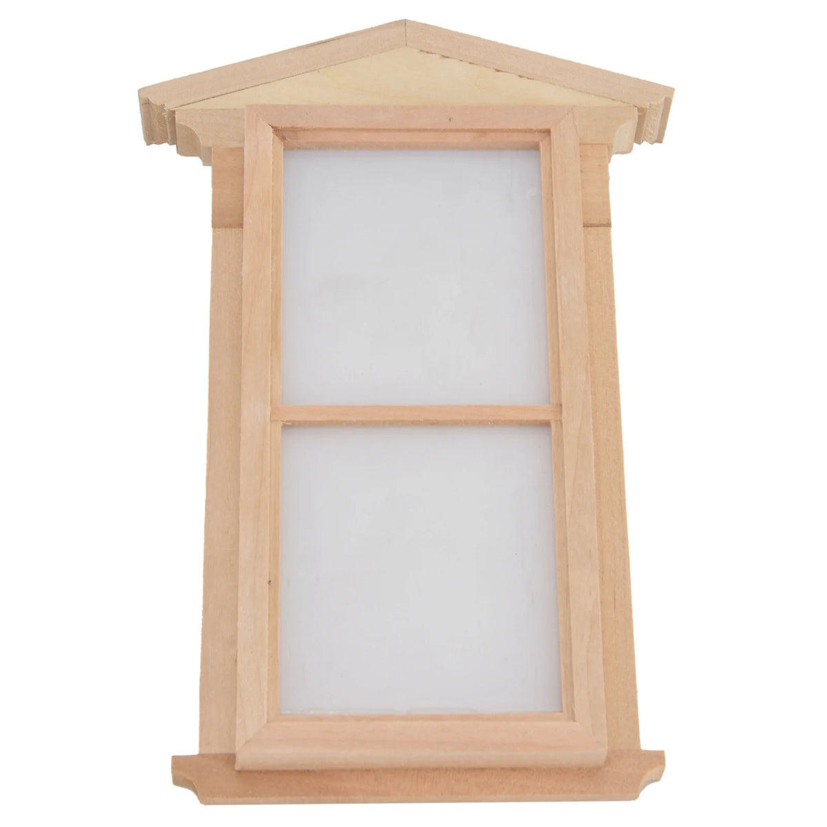 1:12 Wooden Unpainted Dollhouse Door Window Miniature Decoration Accessories Z4697