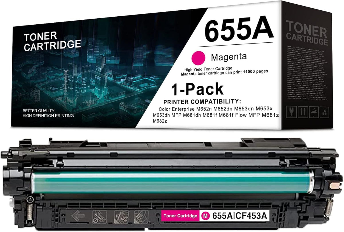 Magenta 655A CF453A Toner Cartridge U1519