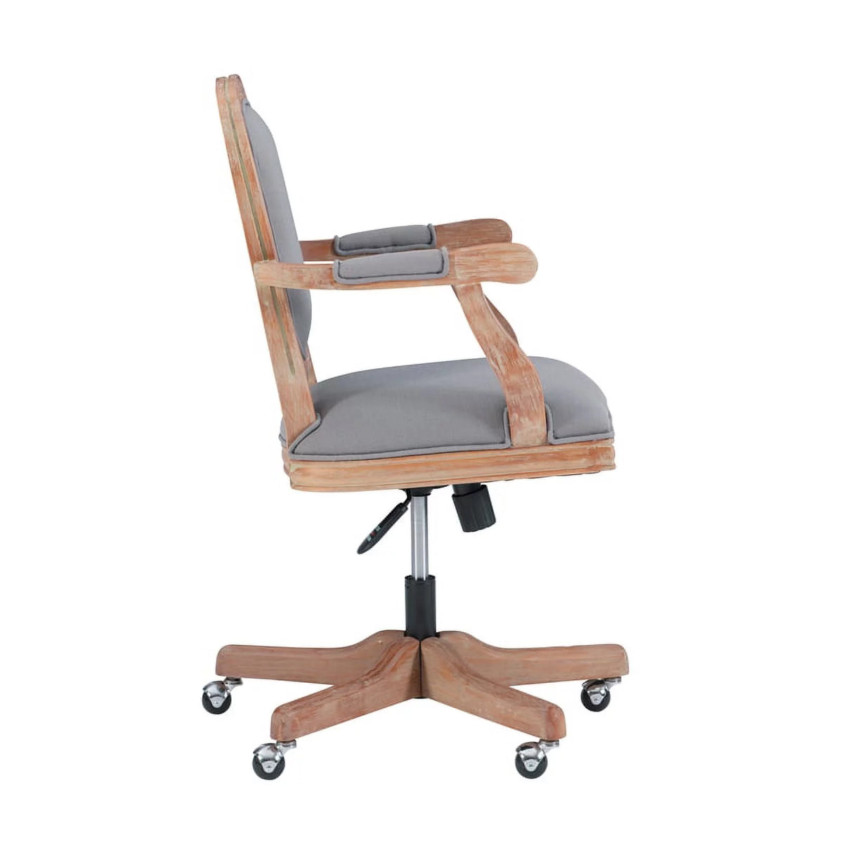 Light Gray Upholstered Office Chair Q278