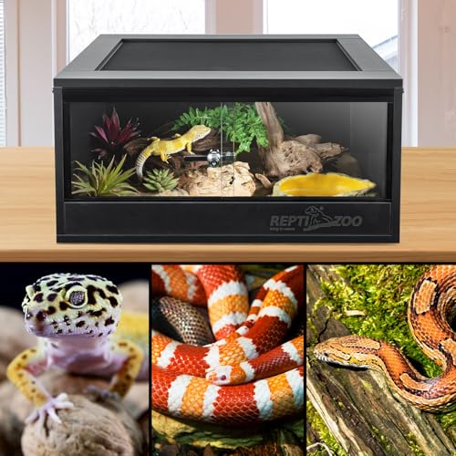 35 Gallon PVC Reptile Tank with Sliding Door F103