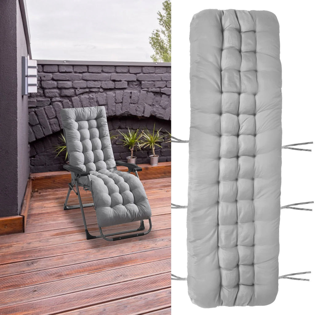 Grey Rocking Chair Cushion 67x22in O96993