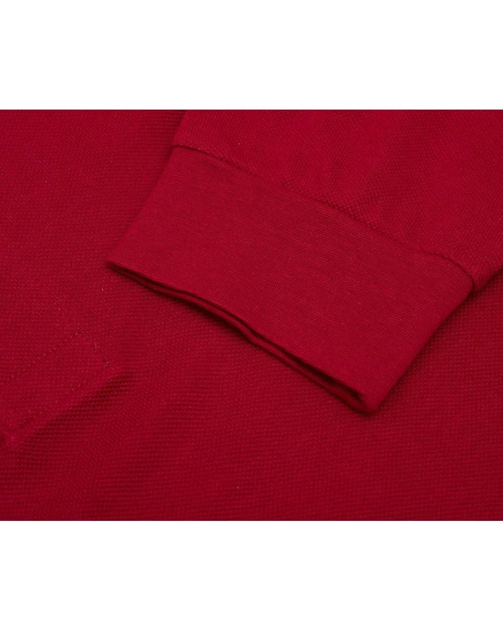 Long Sleeve Pique Polo J507