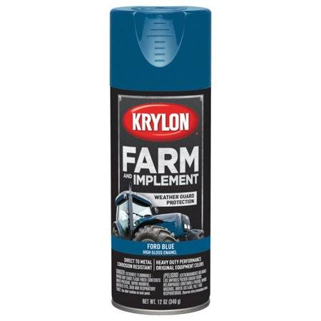 12 Ounce Case of 6 Ford Blue Spray Paint Y2269