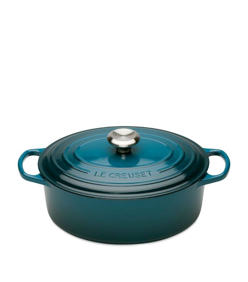 Turquoise Oval Casserole Dish G4271