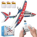 2.4GHZ Remote Control Airplane with 3 Batteries & 6-axis Gyro Stabilizer D84996