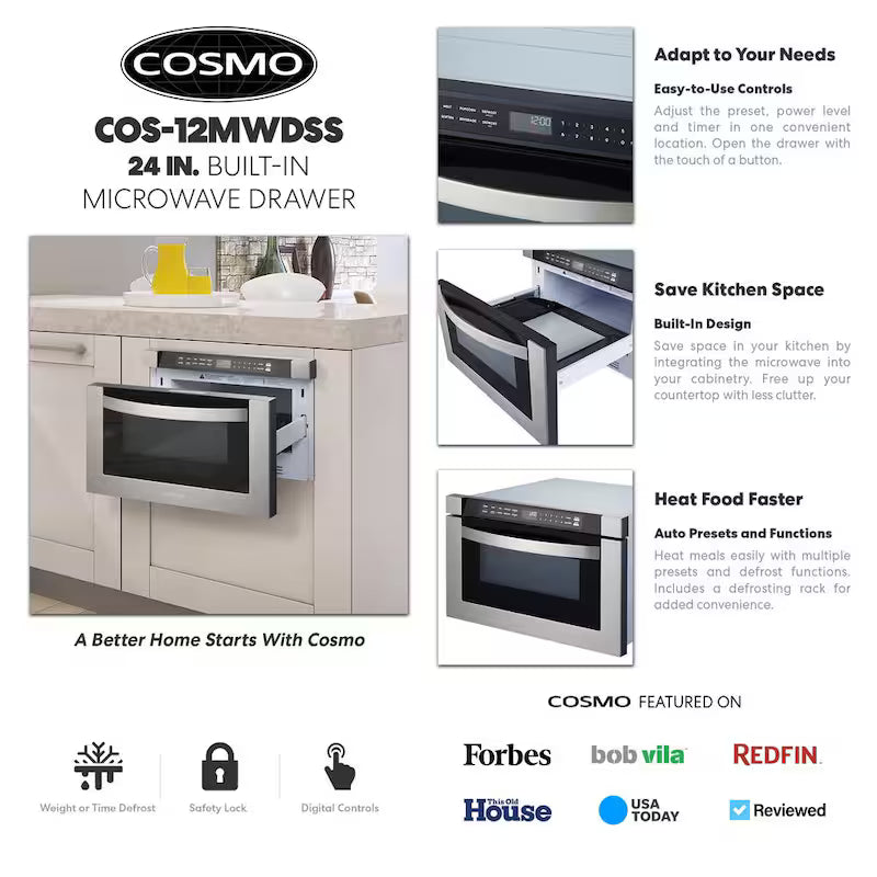 1.2 cu. ft. Stainless Steel Microwave Drawer R119