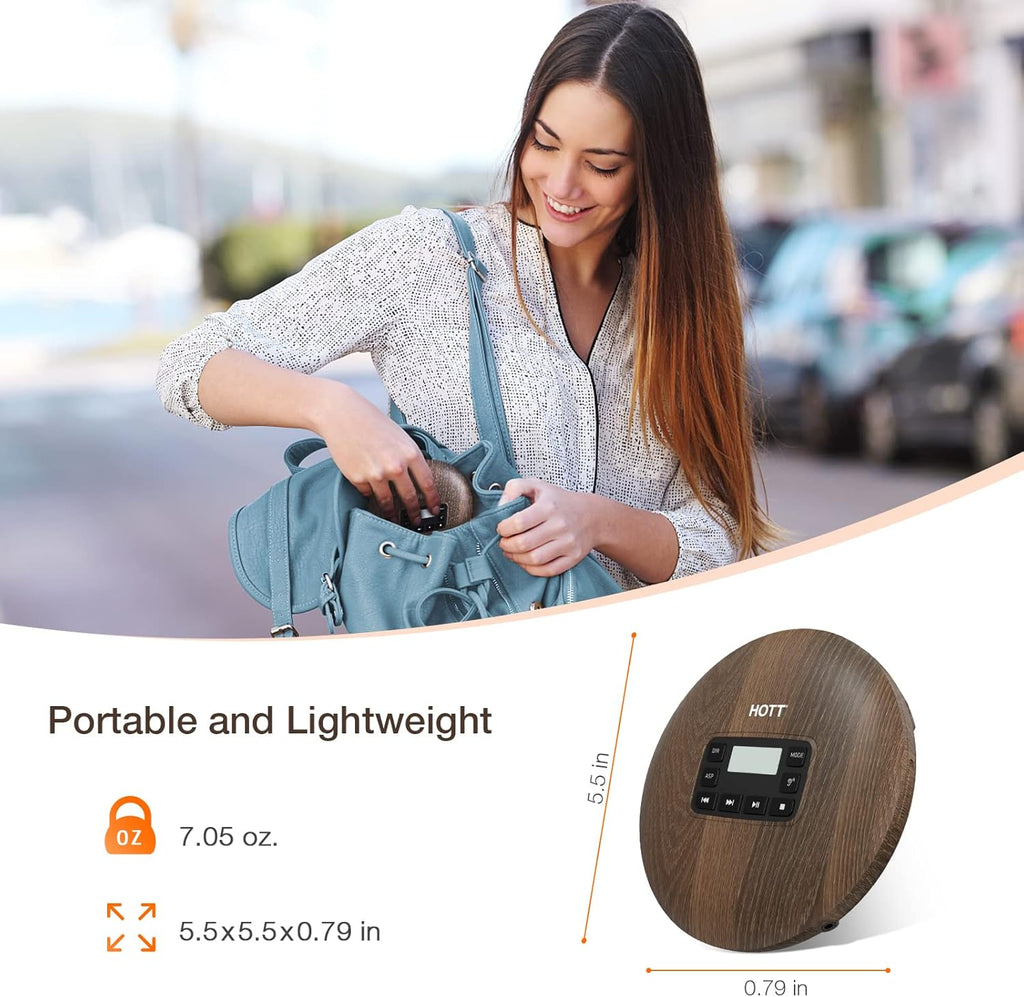 Portable CD Player with Stereo Headphones S311